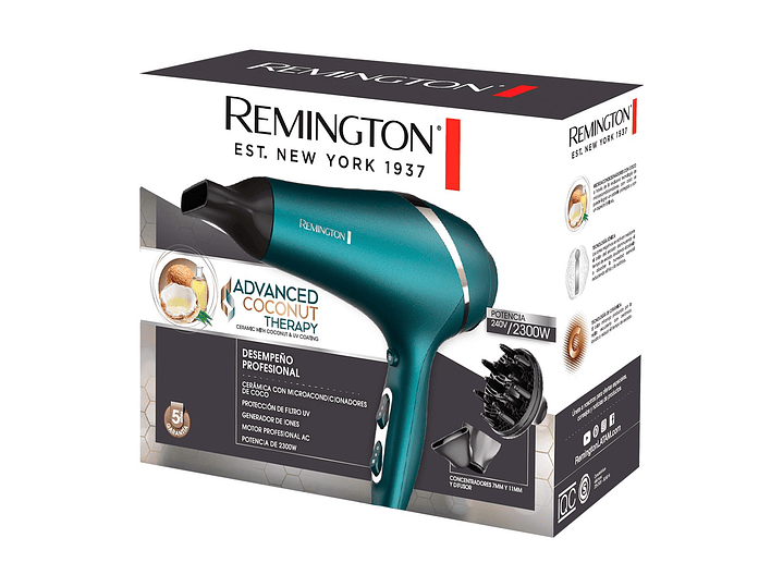 Secador Pelo Remington Advanced Coconut Therapy AC8607 2