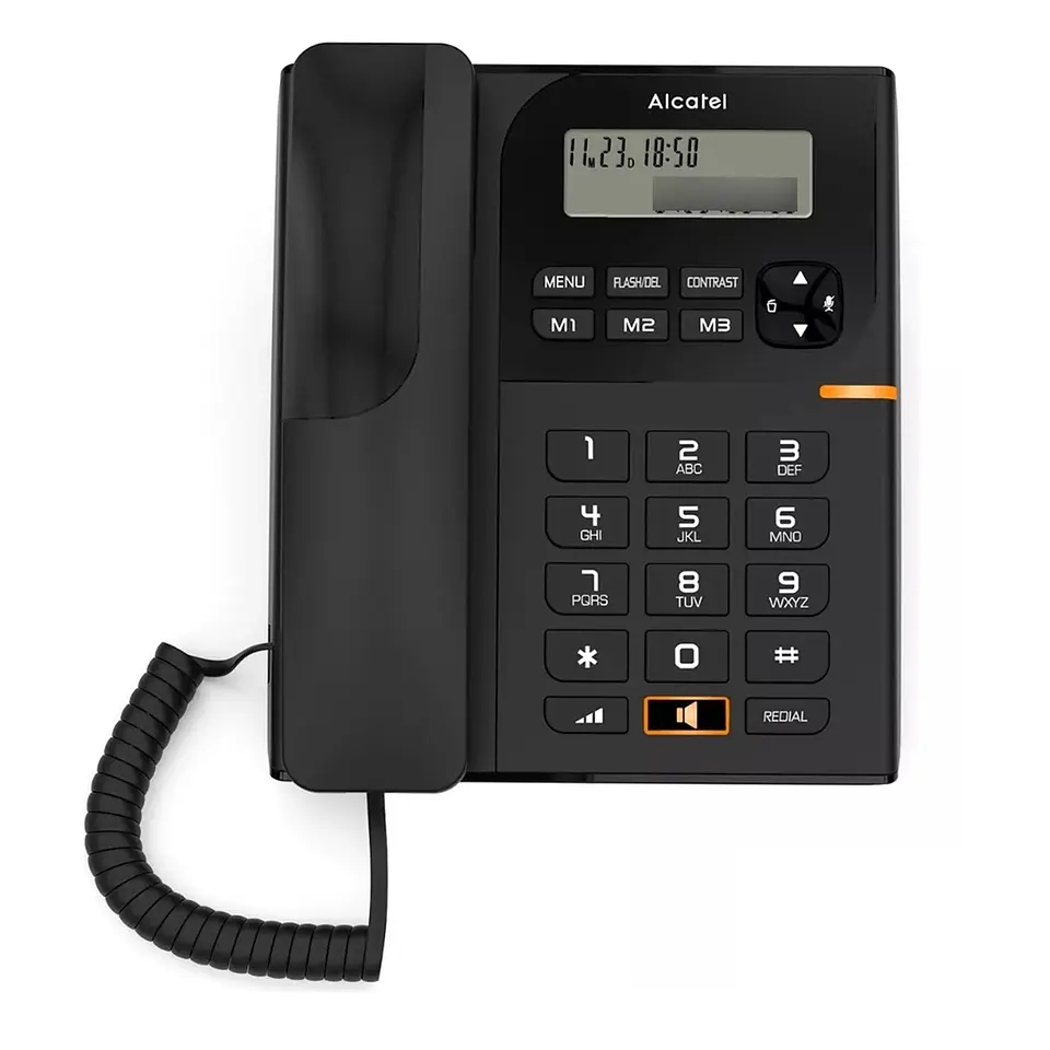 Teléfono Fijo Sobremesa Alcatel T58 Negro 2