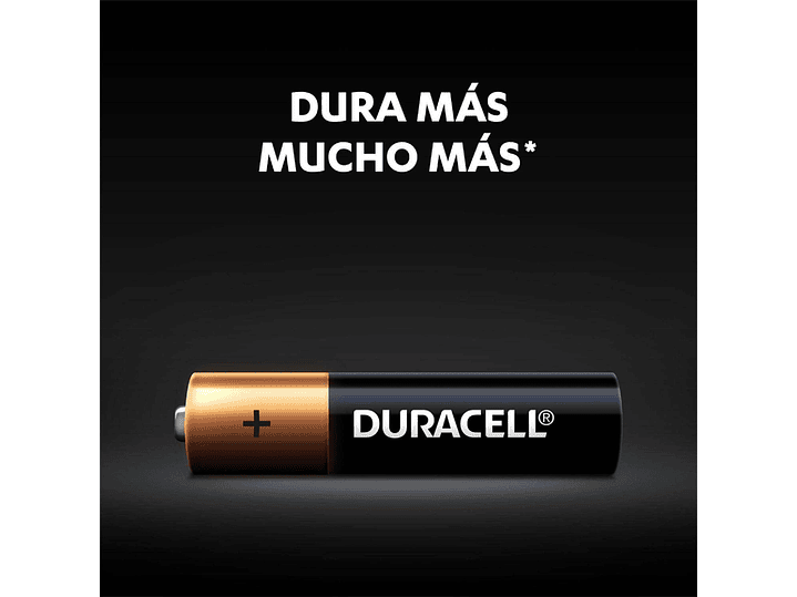 Pack 8 Pilas Duracell AA Alcalina 3