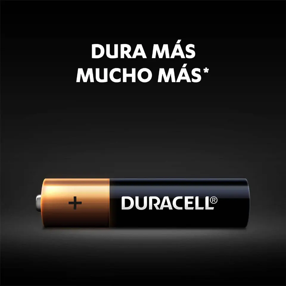 Pack 8 Pilas Duracell AA Alcalina 3