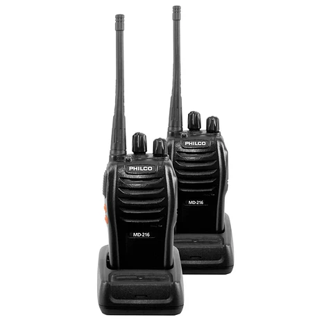 Pack 2 Radio Transmisores Walkie Talkies Philco MD216