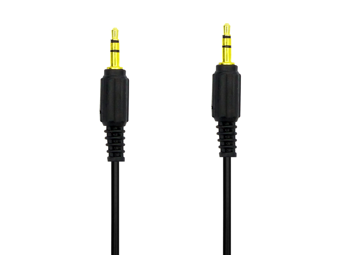Cable Auxiliar 3 metros Jack 3.5 Plug Negro 1