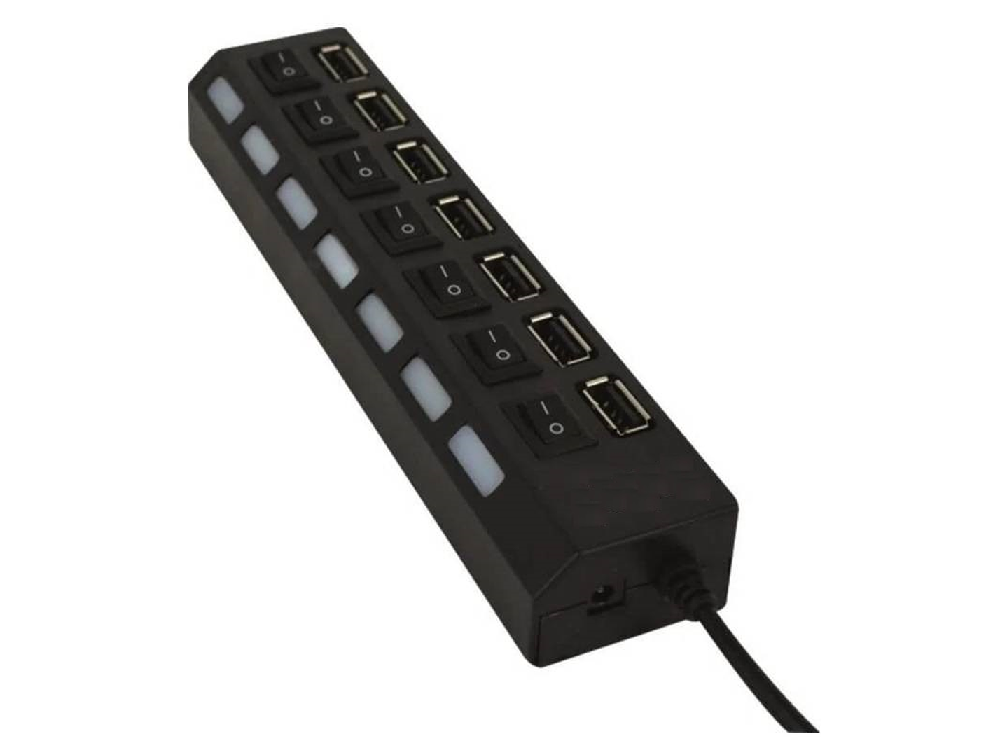 Hub USB 2.0 7 Puertos Luz Indicador Tecnolab 2