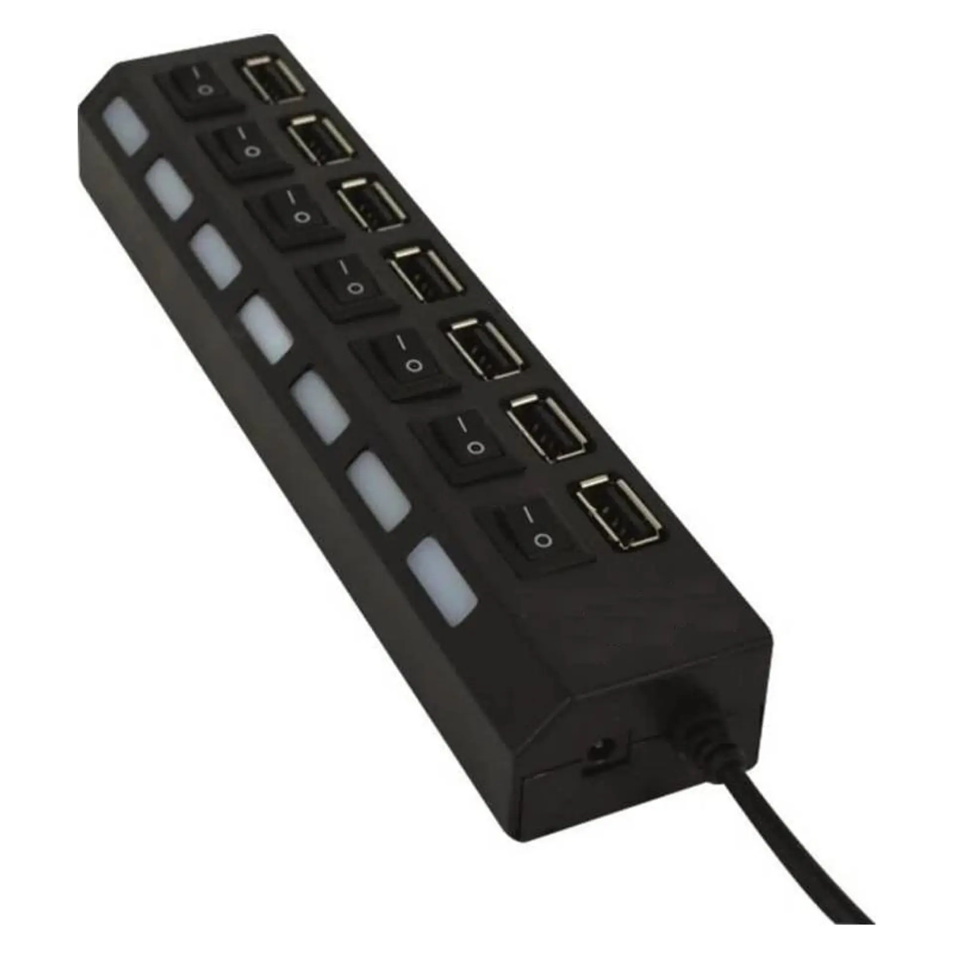 Hub USB 2.0 7 Puertos Luz Indicador Tecnolab 2