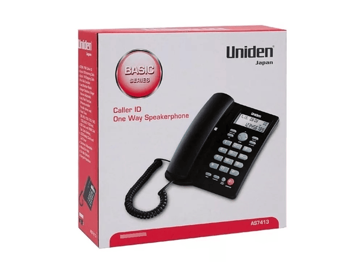 Teléfono Fijo Sobremesa Uniden AS7413 Negro 5