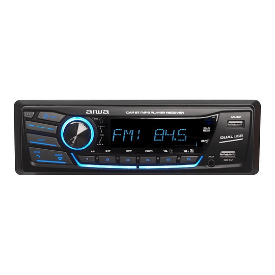Kit Radio Bluetooth 1 Din + Parlante Auto Aiwa CAW-2016BT