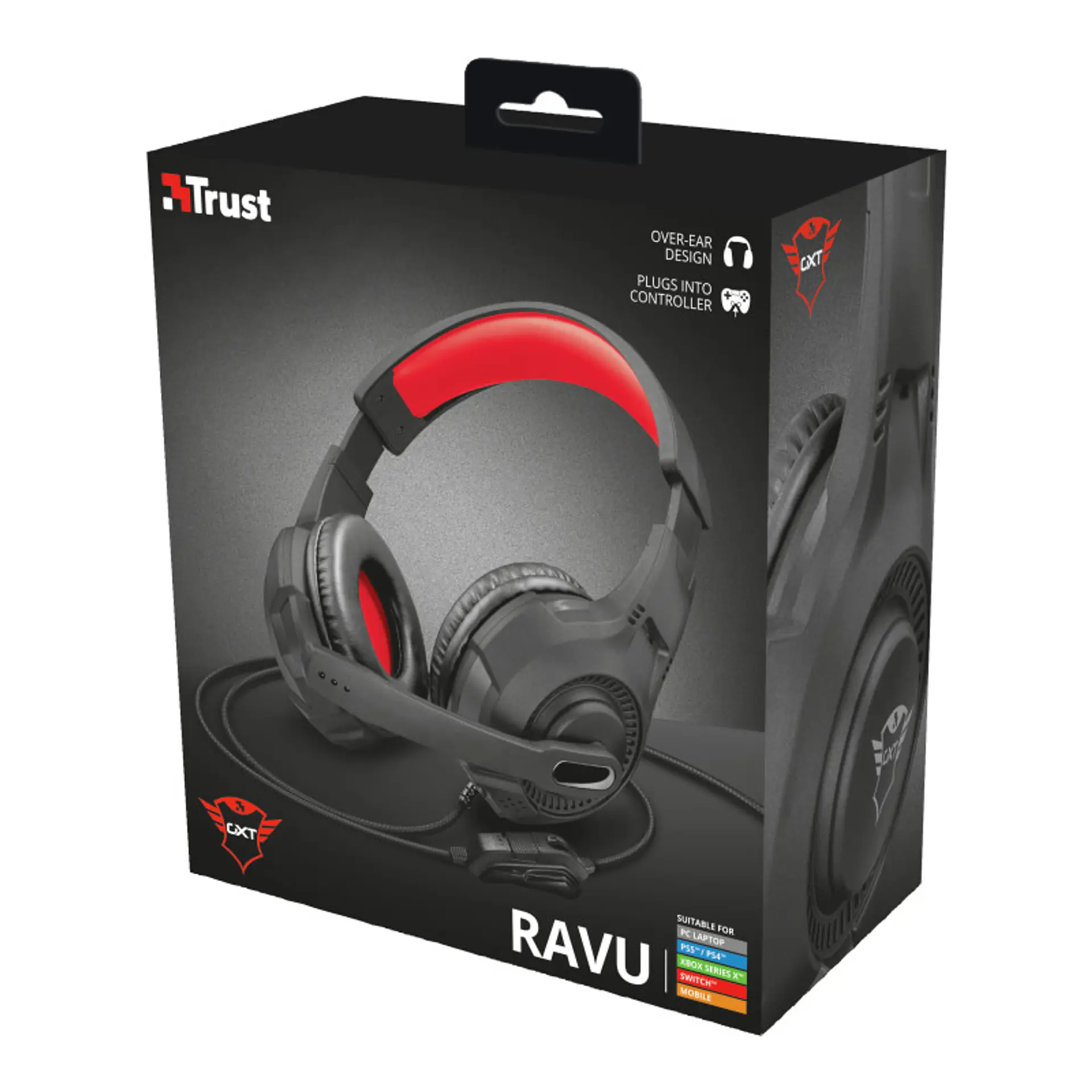 Audifonos Gamer Trust Gtx 307 RAVU Rojo 7