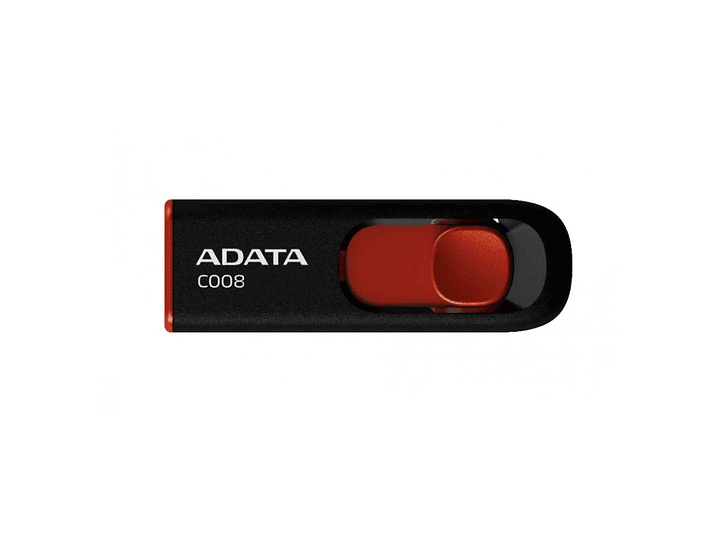 Pendrive 64GB Adata C008 Usb Negro/Rojo Classic 1