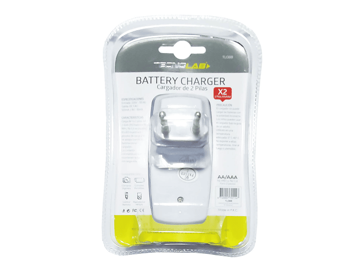 Cargador Pilas AA AAA 9v Tecnolab 2