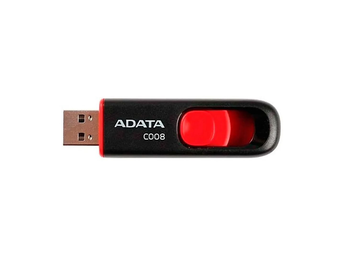 Pendrive 64GB Adata C008 Usb Negro/Rojo Classic 3