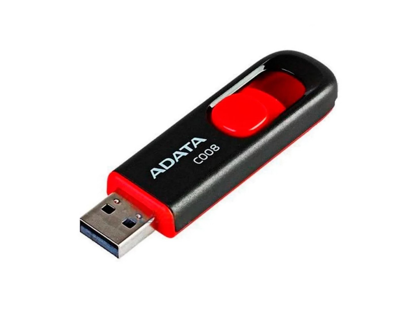 Pendrive 64GB Adata C008 Usb Negro/Rojo Classic 4