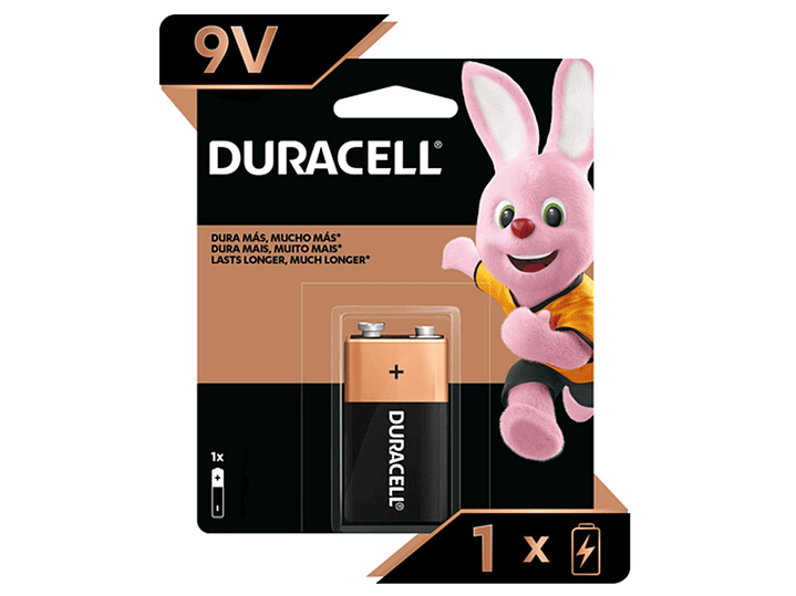 Bateria 9v Duracell Alcalina 1