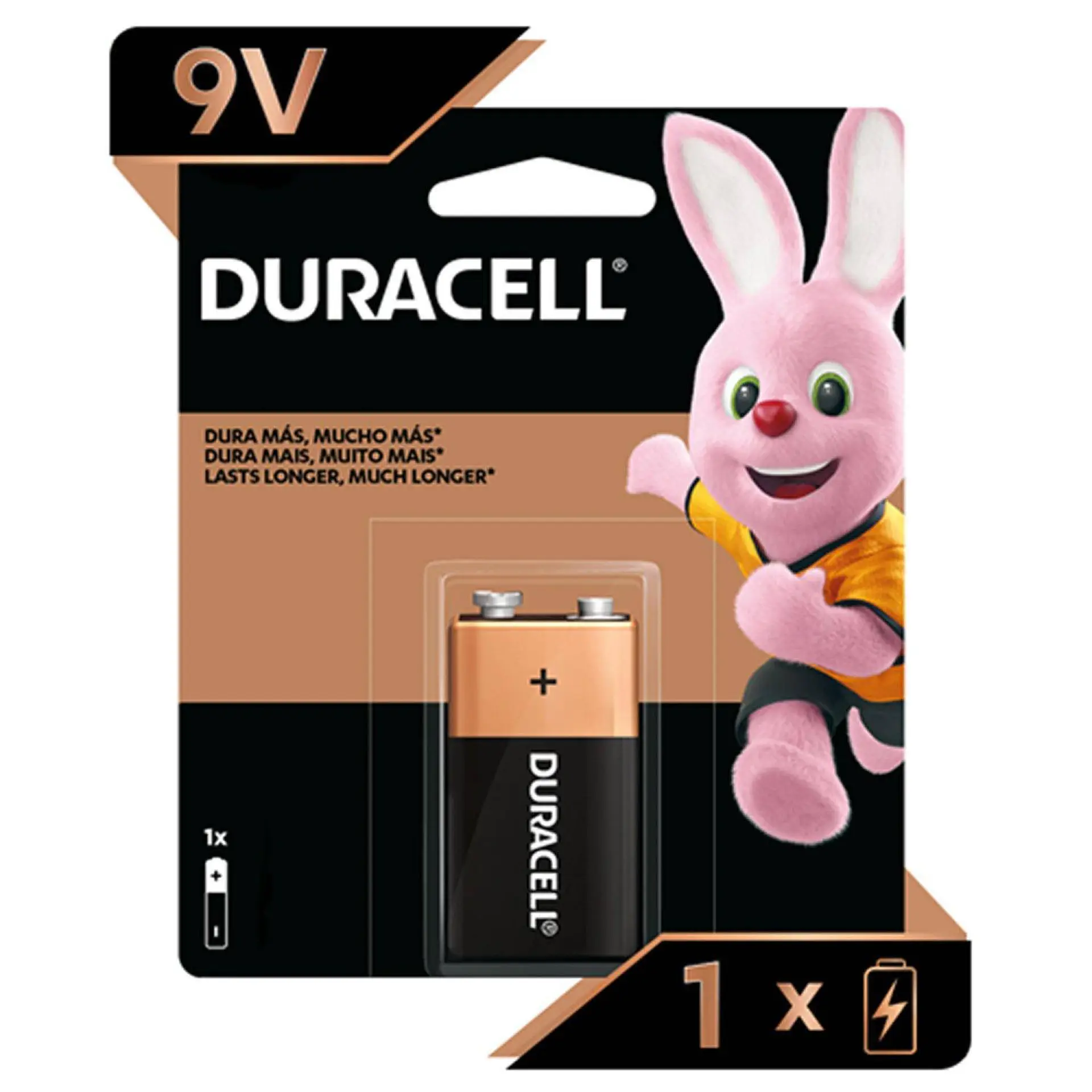 Bateria 9v Duracell Alcalina 1