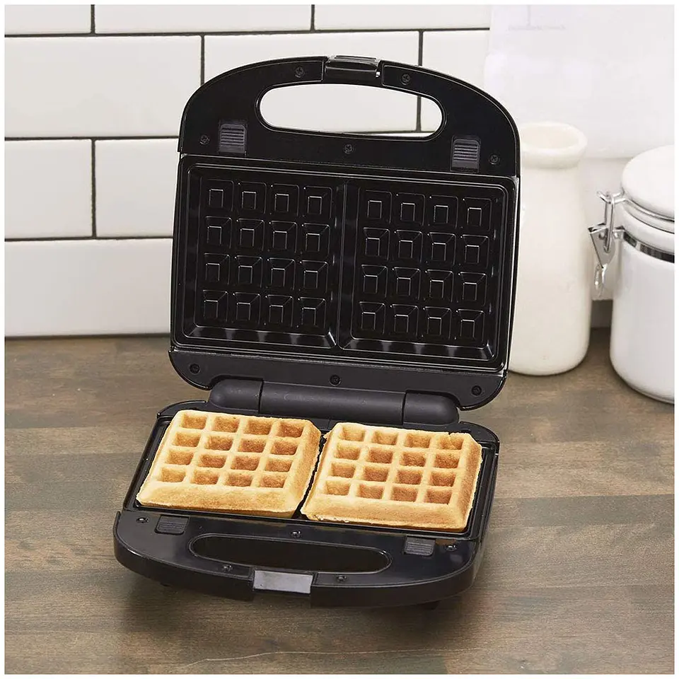 Sandwichera, Parrilla y Waflera Black+Decker WM2000S-CL 5