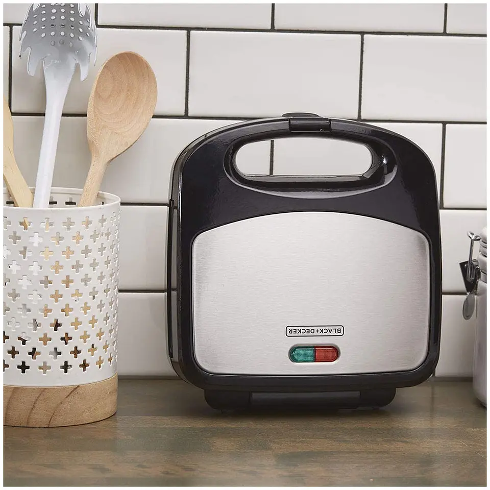 Sandwichera, Parrilla y Waflera Black+Decker WM2000S-CL 6