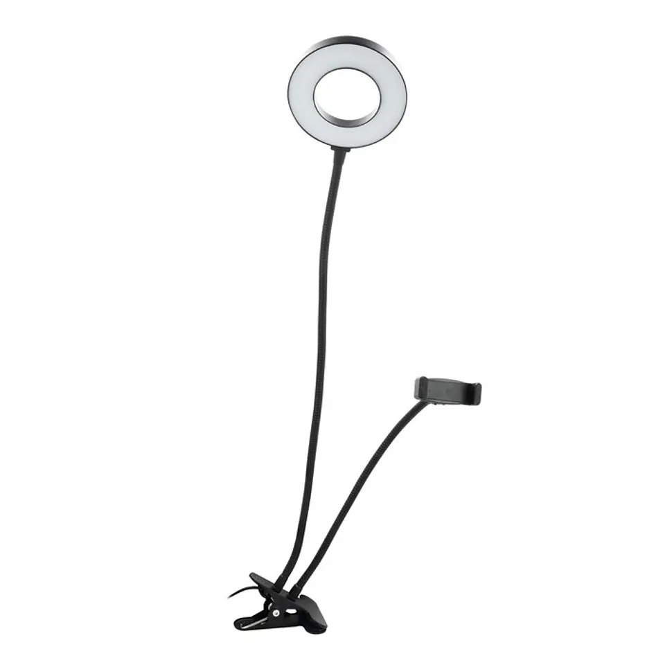 Soporte Tipo Clip Para Smartphone Con Aro De Luz 3