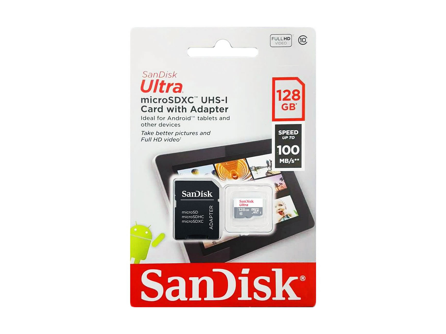 Tarjeta Memoria Micro SD XC 128 GB Sandisk 1