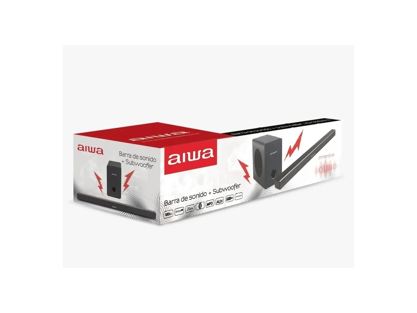 SoundBar Parlante Barra con Woofer SB-006LD 4