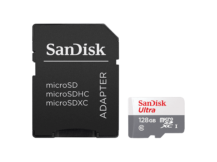 Tarjeta Memoria Micro SD XC 128 GB Sandisk 3