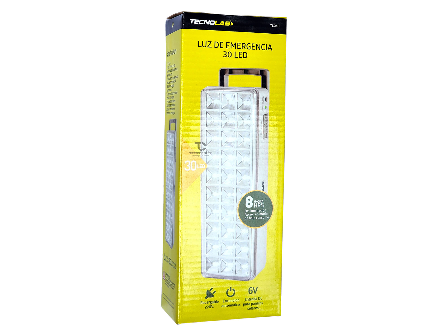 Lampara de emergencia 30 Led Tecnolab Recargable 2