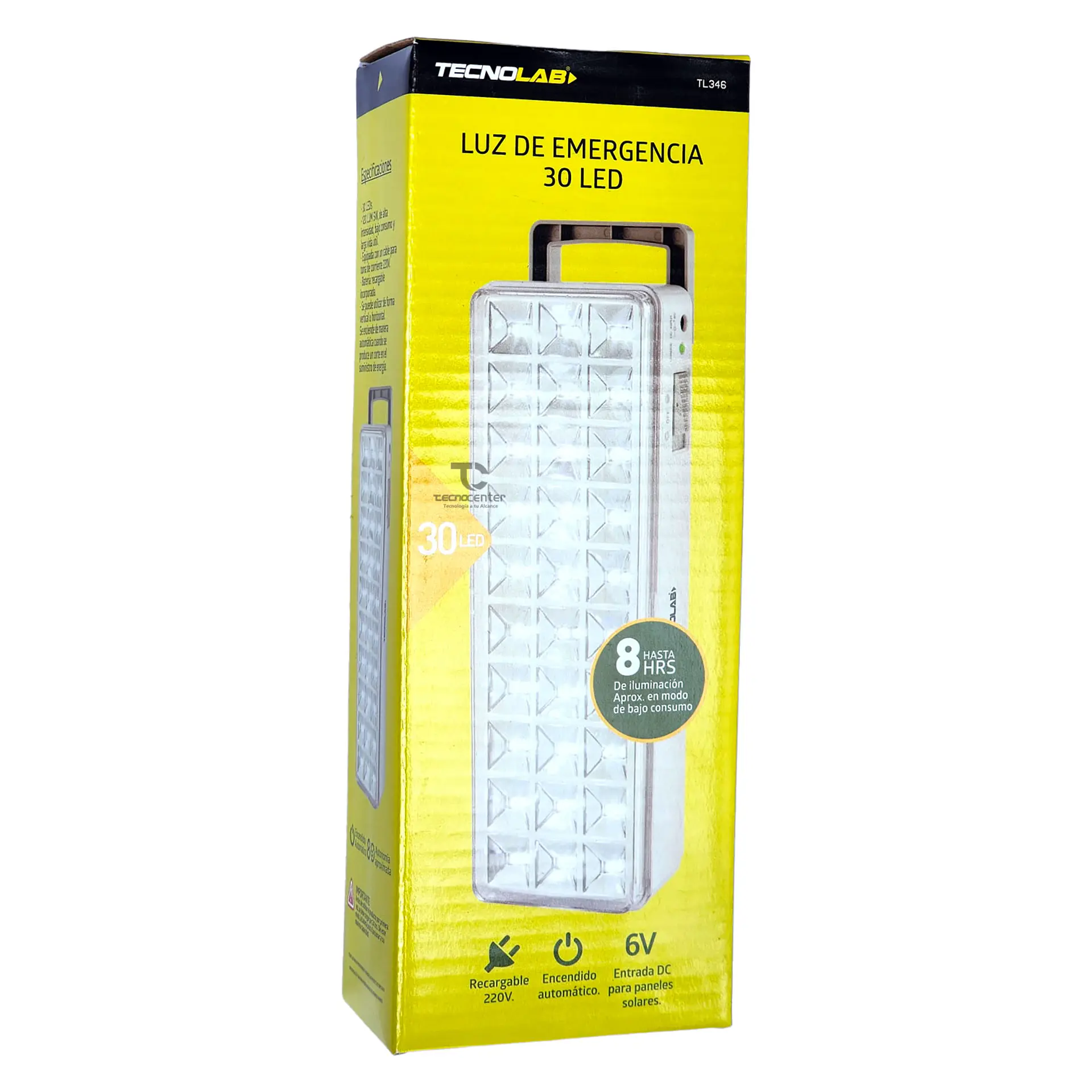 Lampara de emergencia 30 Led Tecnolab Recargable 2
