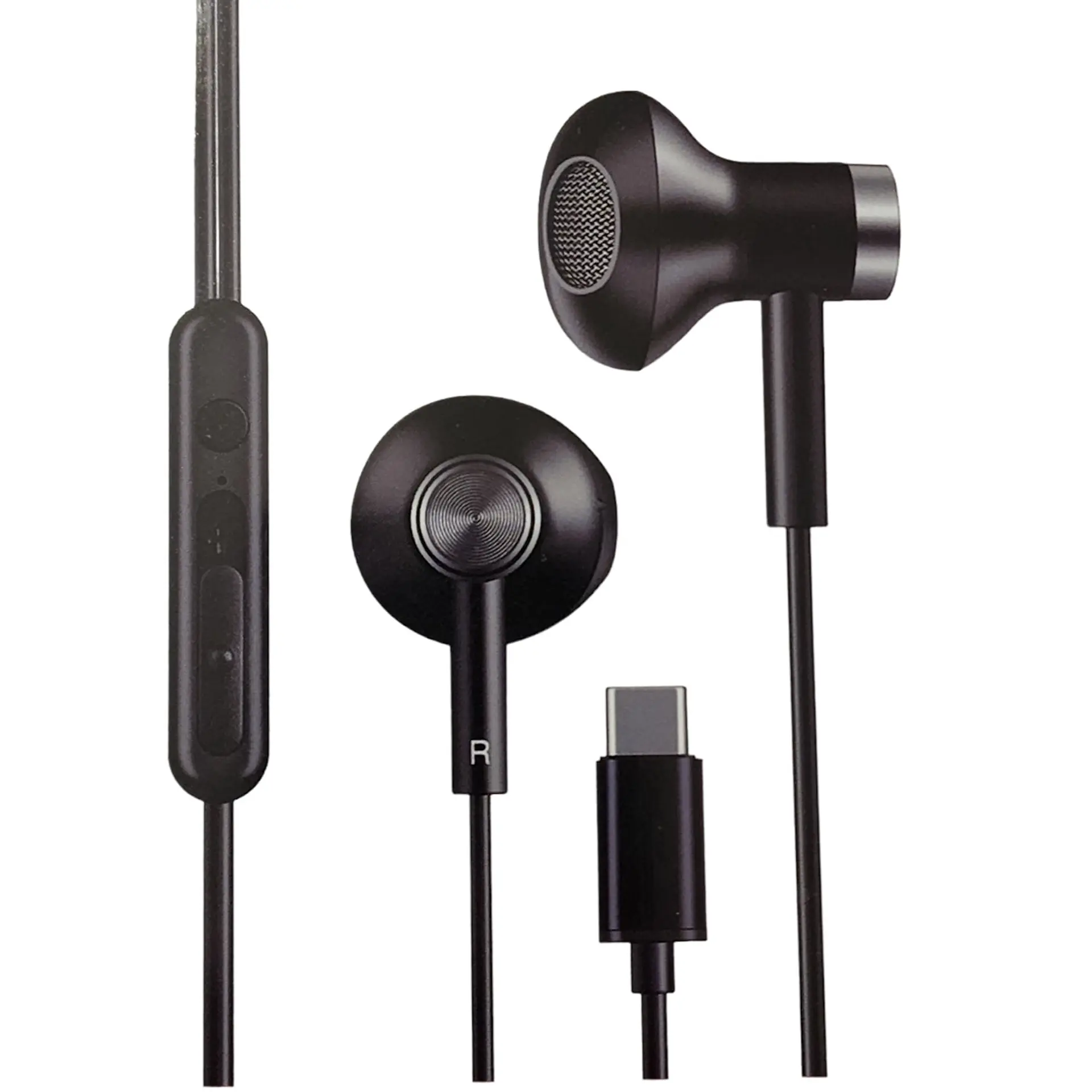 Audifonos Aiwa I60TC In-Ear Tipo C Negro 1