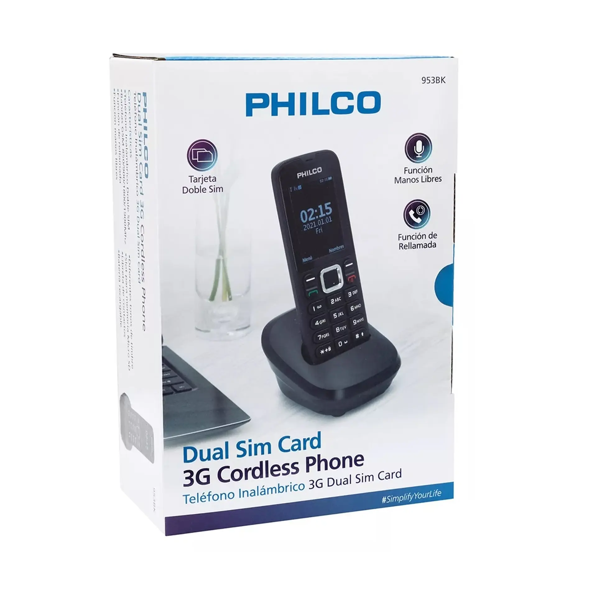 Teléfono Celular 3g Dual Sim Card Philco 953BK 5