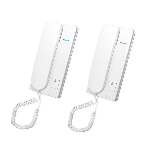 Kit 2 Citofonos Punto a Punto Philco Intercomunicador CT10