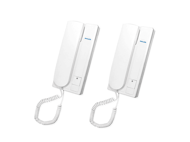 Kit 2 Citofonos Punto a Punto Philco Intercomunicador CT10 1