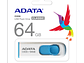 Pendrive 64GB Adata C008 Usb Blanco/Azul Classic - Miniatura 2