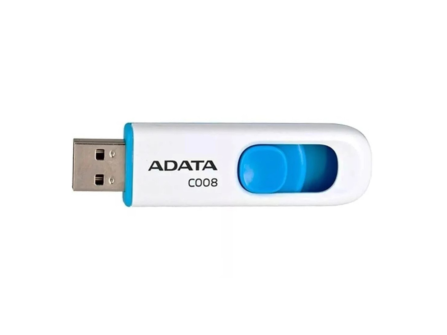 Pendrive 64GB Adata C008 Usb Blanco/Azul Classic 3