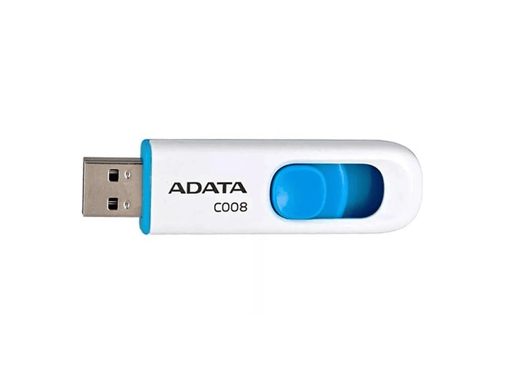 Pendrive 64GB Adata C008 Usb Blanco/Azul Classic 3