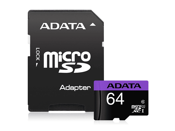 Tarjeta Memoria Micro SD XC 64GB Adata 2