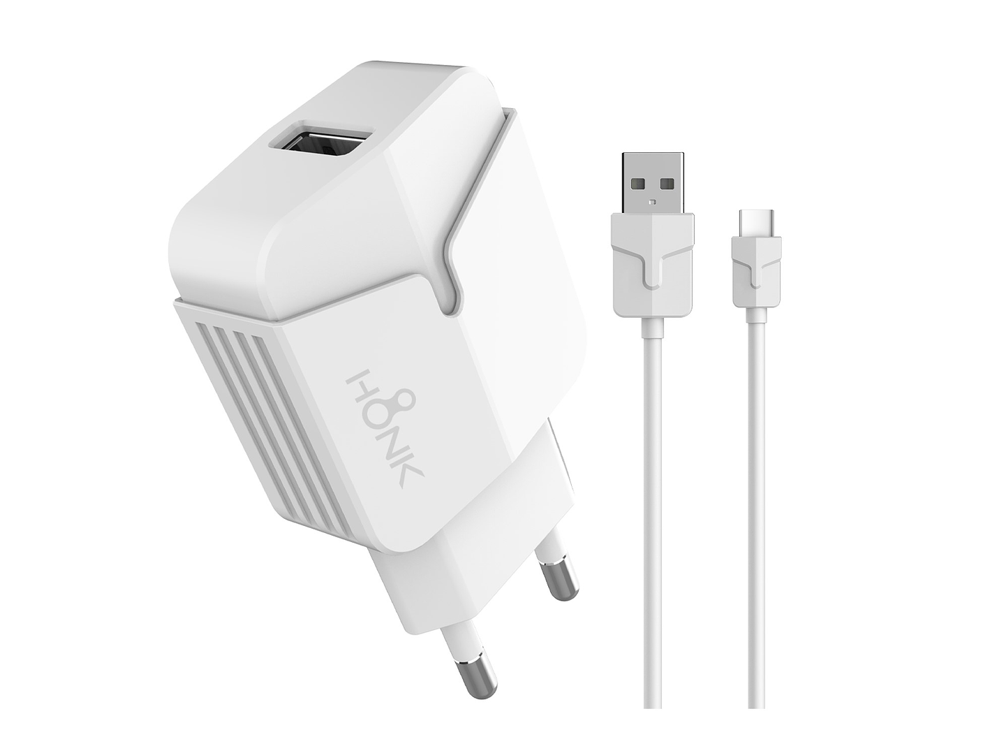 Cargador Pared y Cable Tipo C Honk QC3.0 1