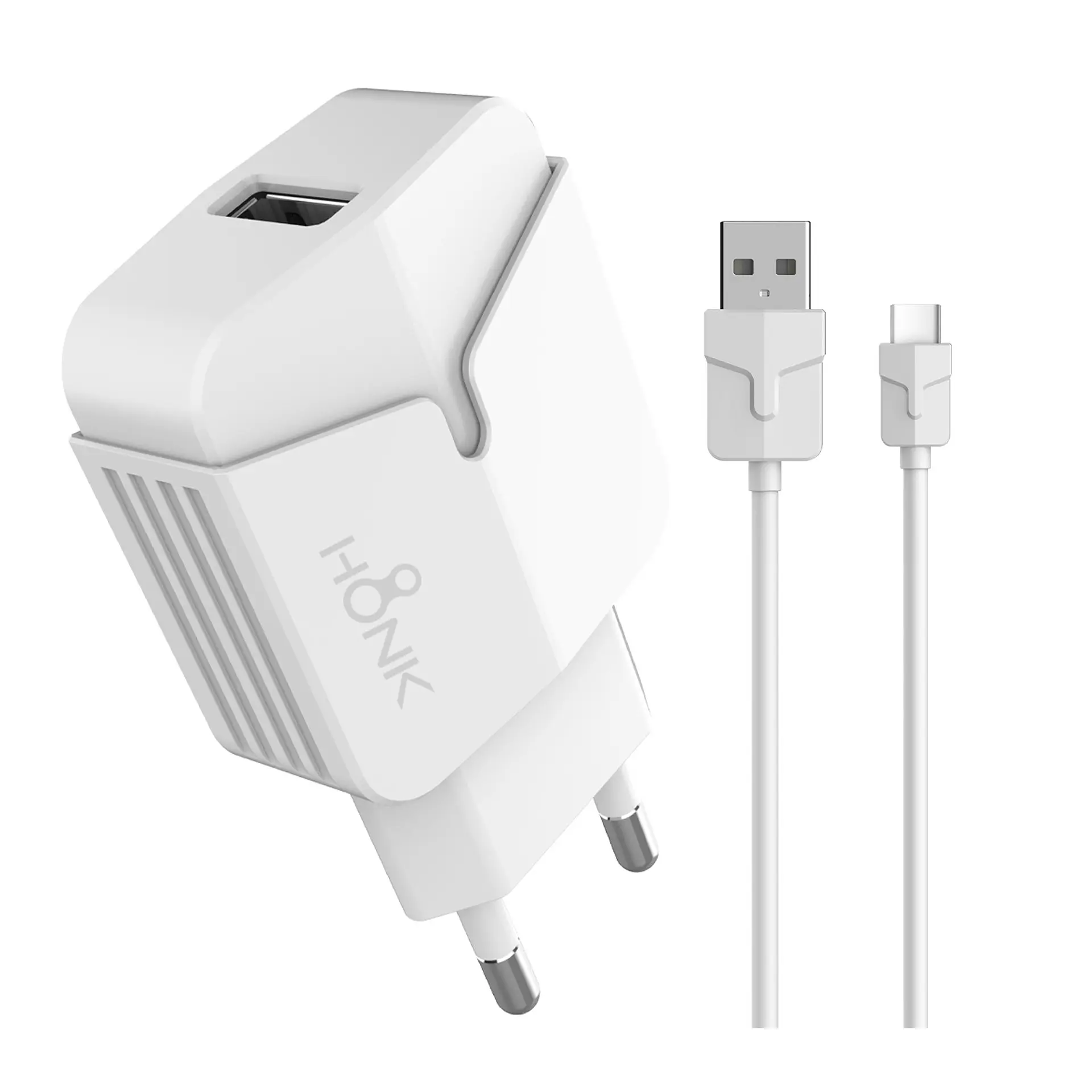 Cargador Pared y Cable Tipo C Honk QC3.0 1