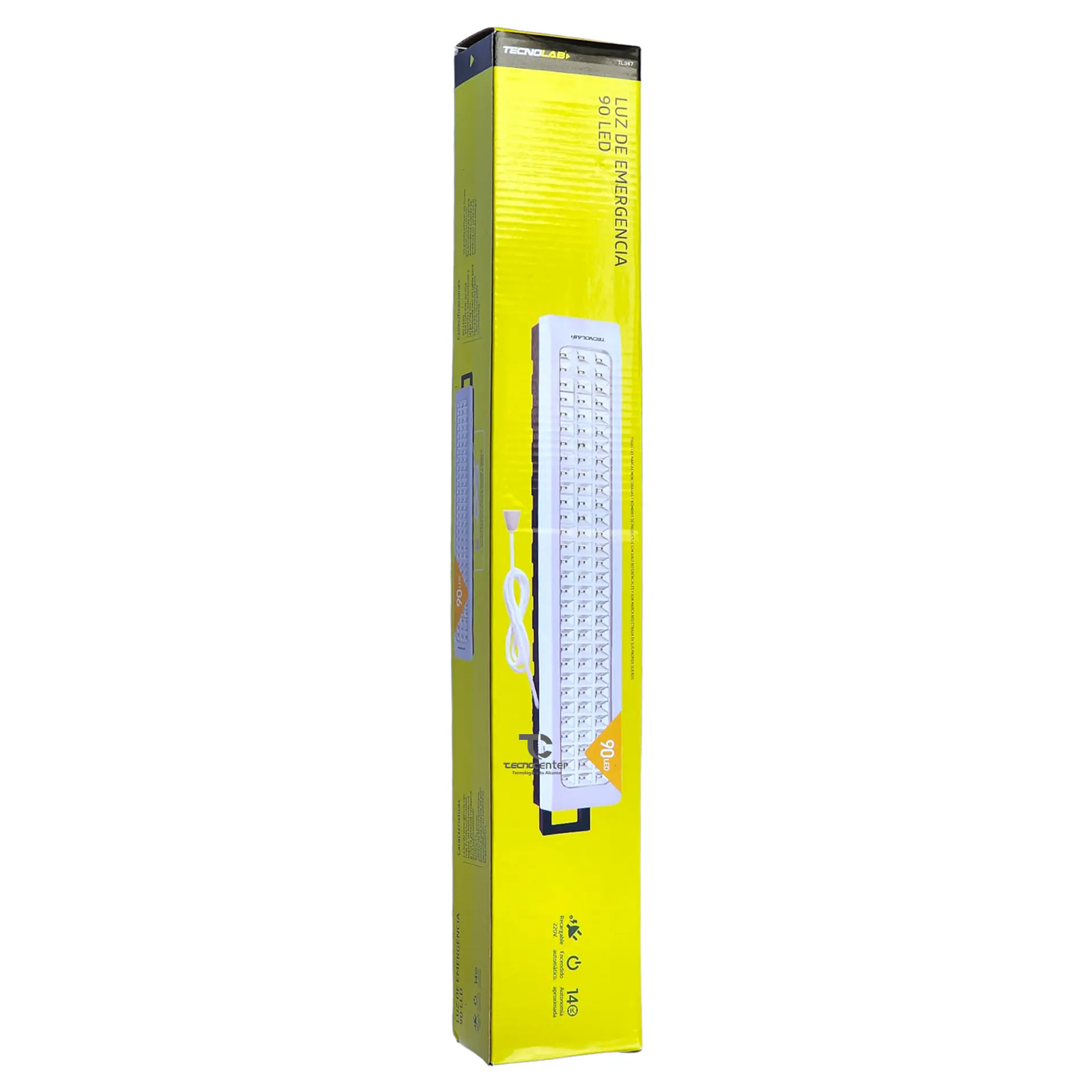 Lampara de emergencia 90 Led Tecnolab Recargable 2