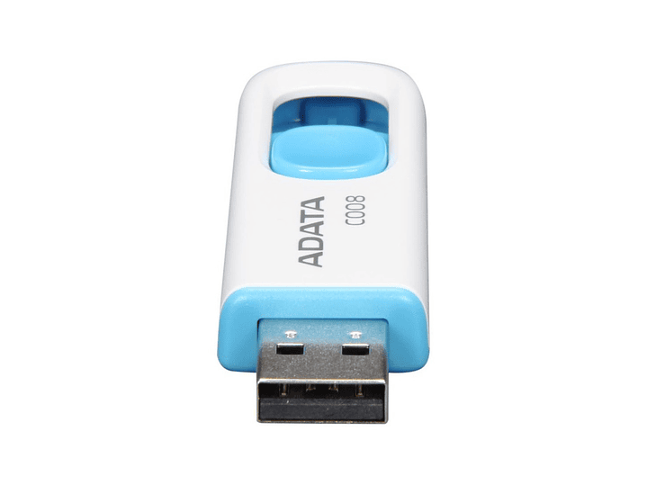 Pendrive 64GB Adata C008 Usb Blanco/Azul Classic 4