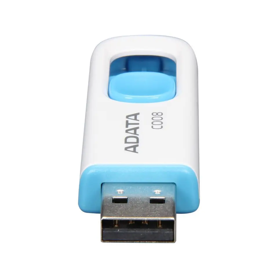 Pendrive 64GB Adata C008 Usb Blanco/Azul Classic 4