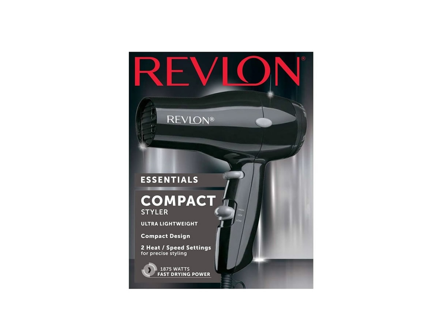 Secador Ionico Compacto Revlon Negro 4