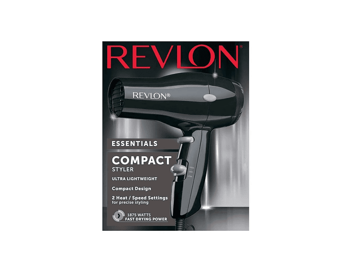 Secador Ionico Compacto Revlon Negro 4