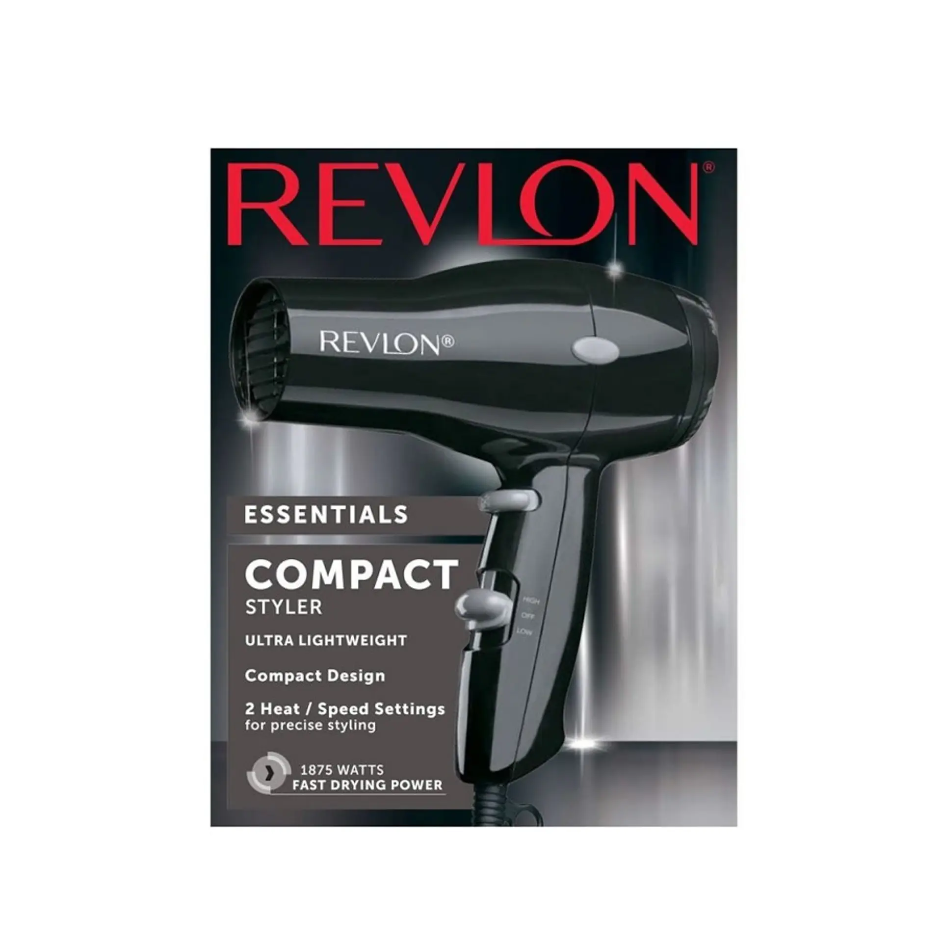 Secador Ionico Compacto Revlon Negro 4
