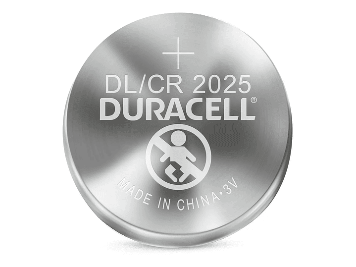 Pack 5 Pilas Cr 2025 Duracell Lithium 2