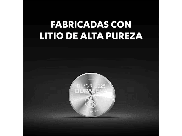 Pack 5 Pilas Cr 2025 Duracell Lithium 4