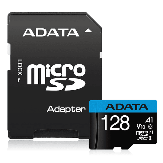 Tarjeta Memoria Micro SD XC 128 GB Adata