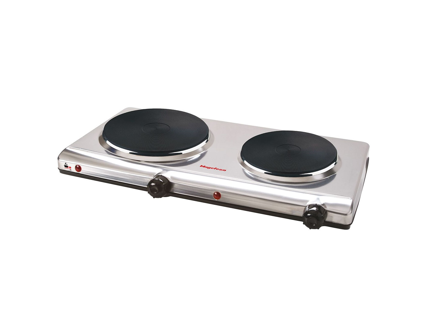 Cocina Electrica Magefesa 2 Platos Inox MGF8022 1