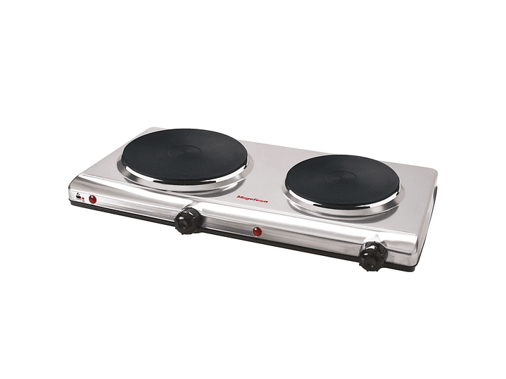 Cocina Electrica Magefesa 2 Platos Inox MGF8022 1