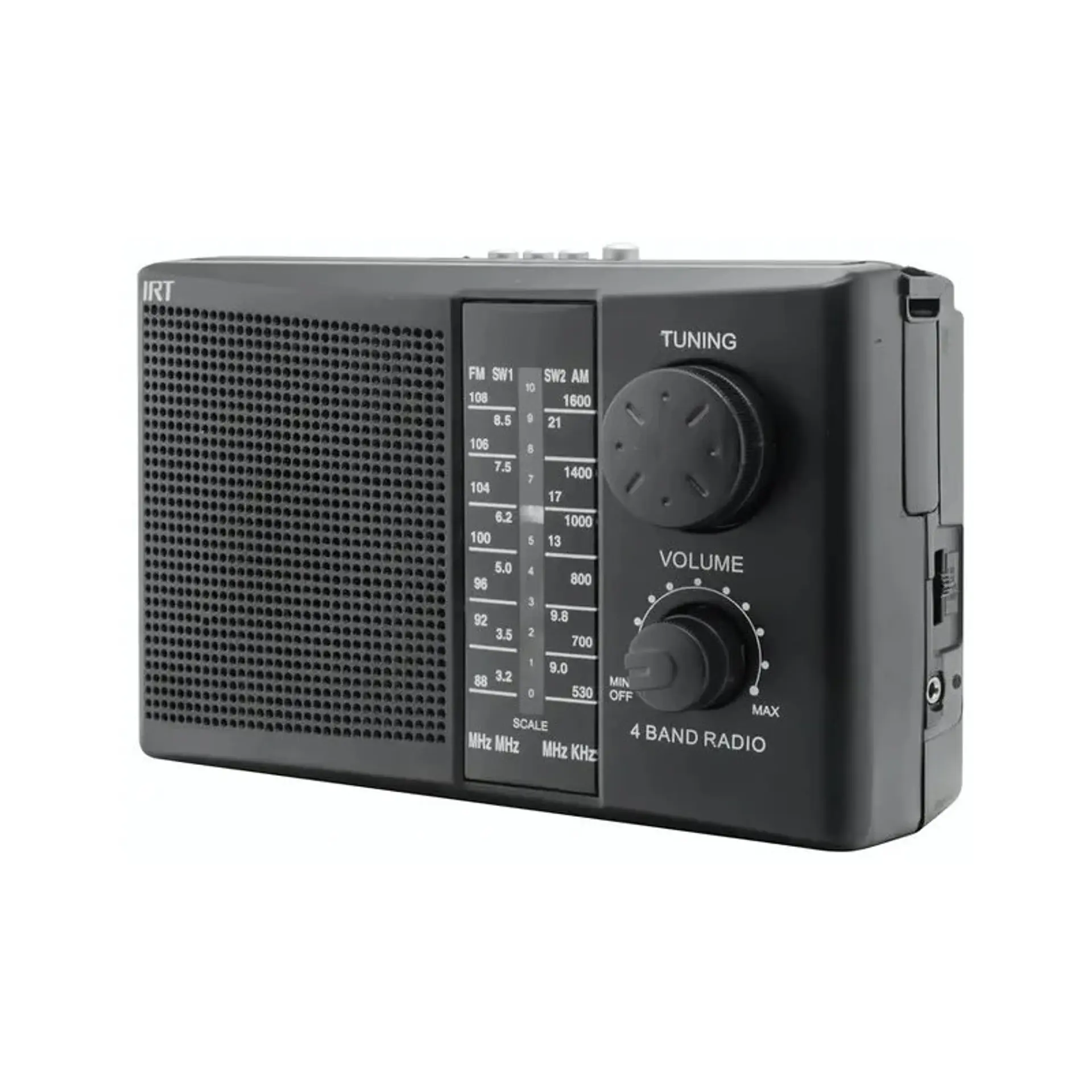 Radio Portatil IRT Fm/am/tv/sw 4 bandas negra 2