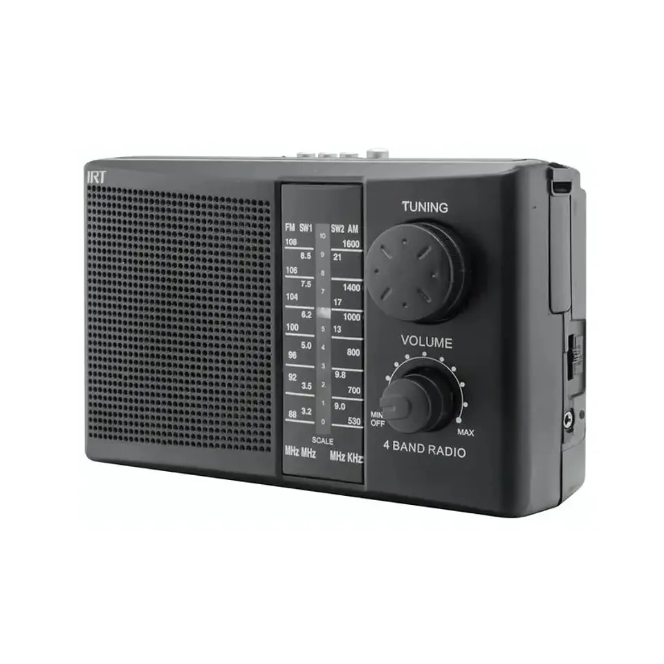 Radio Portatil IRT Fm/am/tv/sw 4 bandas negra 2