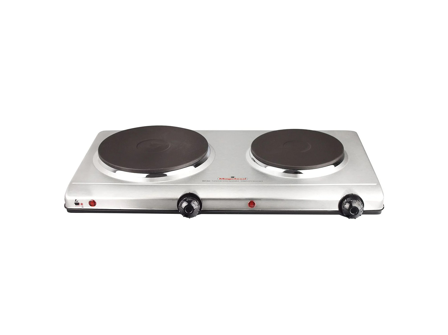 Cocina Electrica Magefesa 2 Platos Inox MGF8022 2
