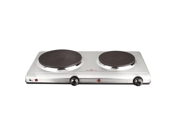 Cocina Electrica Magefesa 2 Platos Inox MGF8022 2